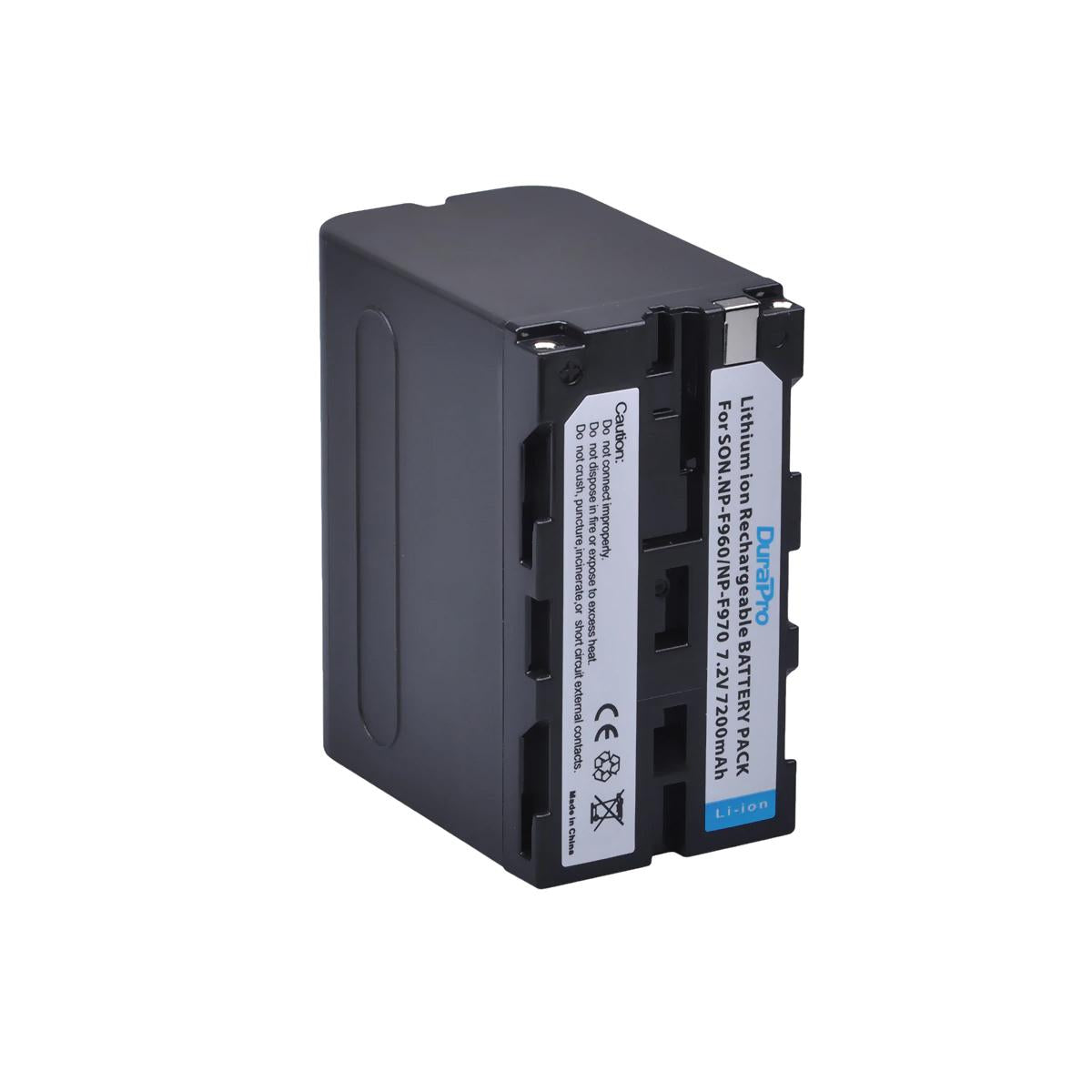 DuraPro 7200mAh NP-F960 NP F970 F960 Rechargeable Camera Battery