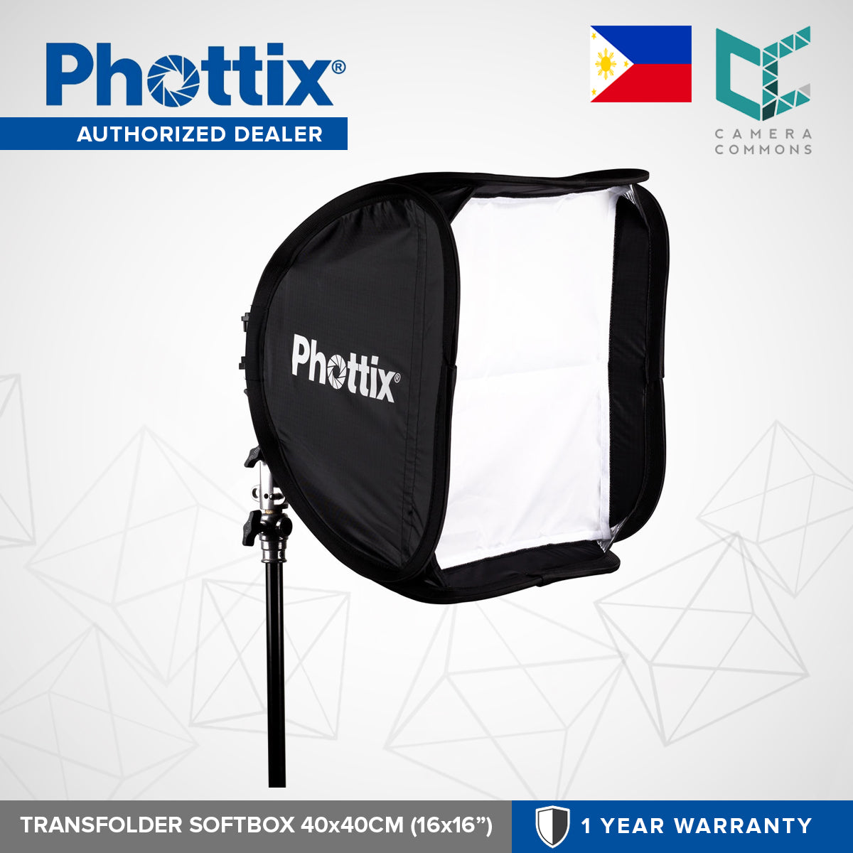 Phottix Transfolder Softbox 40x40cm 16x16 inches PH82521