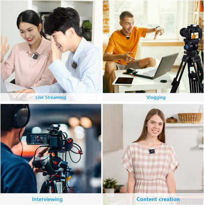 BOYA BY-M1V Wireless Lavalier Microphone System for Cameras and Smartphones BY-M1V1 BY-M1V3 BY-M1V5