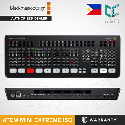 Blackmagic Design ATEM Mini Extreme ISO 8-input Live Production Switcher for Live Streaming