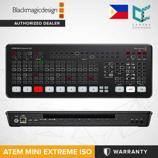 Blackmagic Design ATEM Mini Extreme ISO 8-input Live Production Switcher for Live Streaming