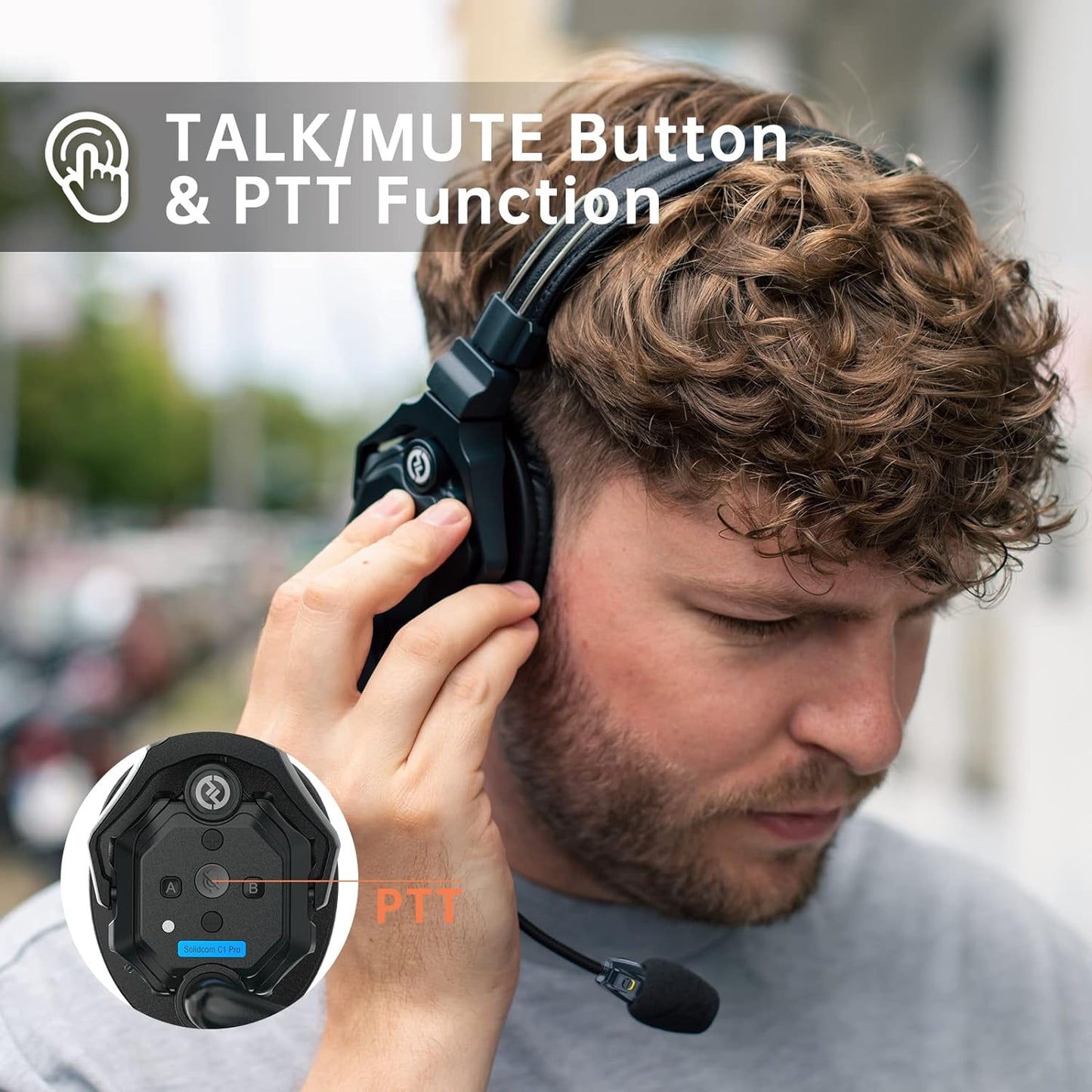 Hollyland Solidcom C1 Pro 4S 6S Full Duplex ENC Wireless Audio Intercom System with 4,6,8 Headsets