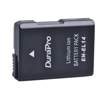 DuraPro EN-EL14 EN EL14 EN EL14 1200mAH Rechargeable Li-ion Camera Battery For Nikon D5200 D3100 D3200 D5100 P7000 P7100