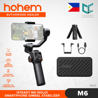 Hohem iSteady M6 Smartphone Gimbal Stabilizer 360ÃÂ° Spin Active Tracking 18H Battery