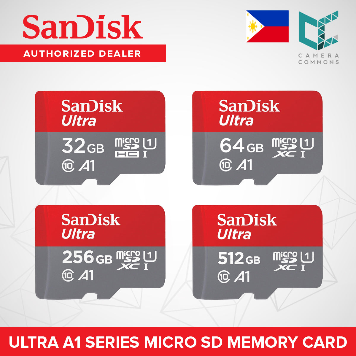 SanDisk Ultra A1 Series Micro SDHC SDXC Memory Card microSDHC UHS-1 C10 98MB/s 16GB 32GB 64GB 128GB 256GB 512GB