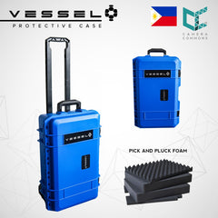 VESSEL CC1 Trolley Hard Case Green Camera Photography Equipment Case (Blue)