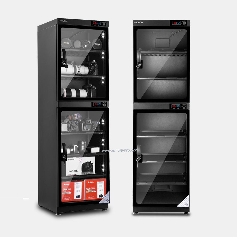 Andbon AD-180S 180L Electronic Automatic Digital Control Dry Cabinet Storage AD180S