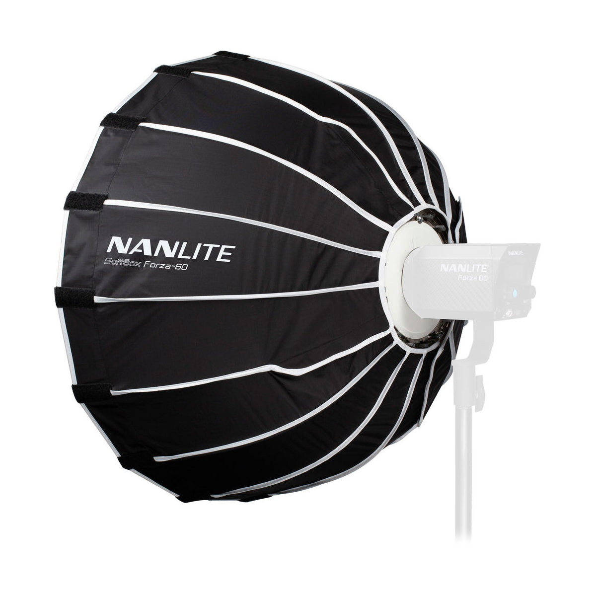 Nanlite 60 60cm Parabolic Softbox for Forza 60 LED Studio Light SB-FZ60