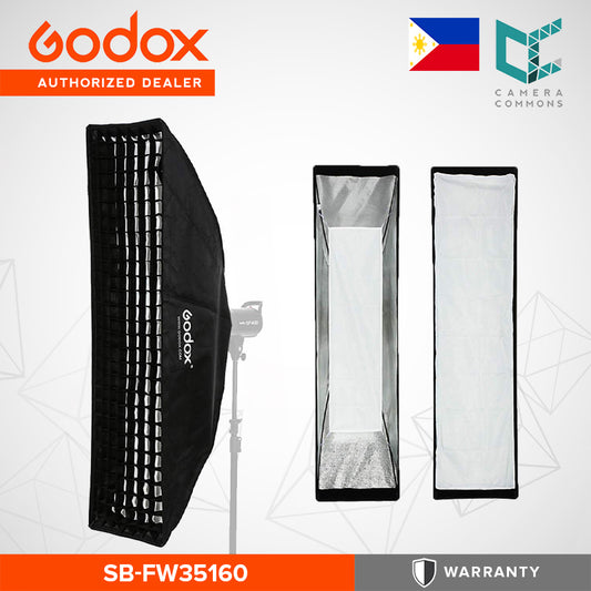 Godox 35x160cm Grid Softbox with Bowens Mount Honeycomb Grid for Studio Strobe Flash Light