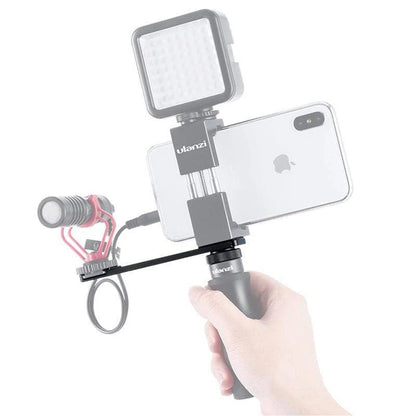 Ulanzi PT-7 Extension Bar Bracket with Cold Shoe 1/4 Screw for LED Video Light PT7