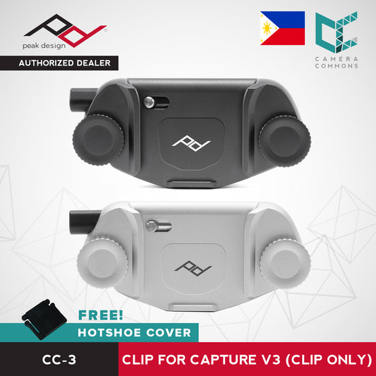 Peak Design Clip for Capture v3 Black Silver