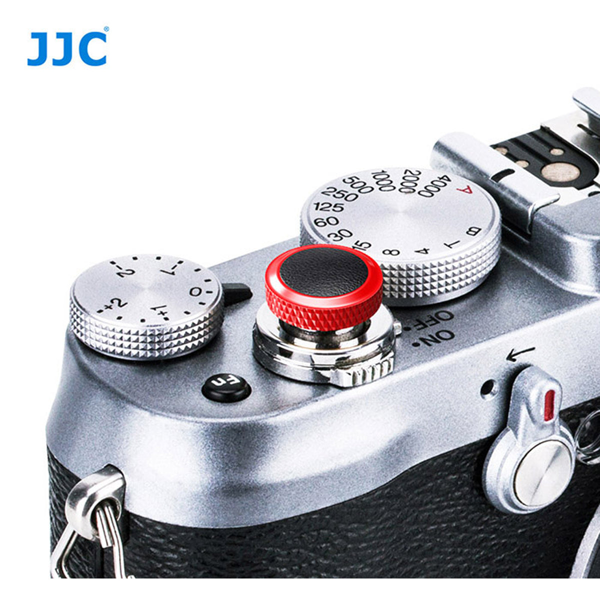 JJC SRB Deluxe Shutter Button Red-Black / Soft Shutter Release (SRB-R BLACK)