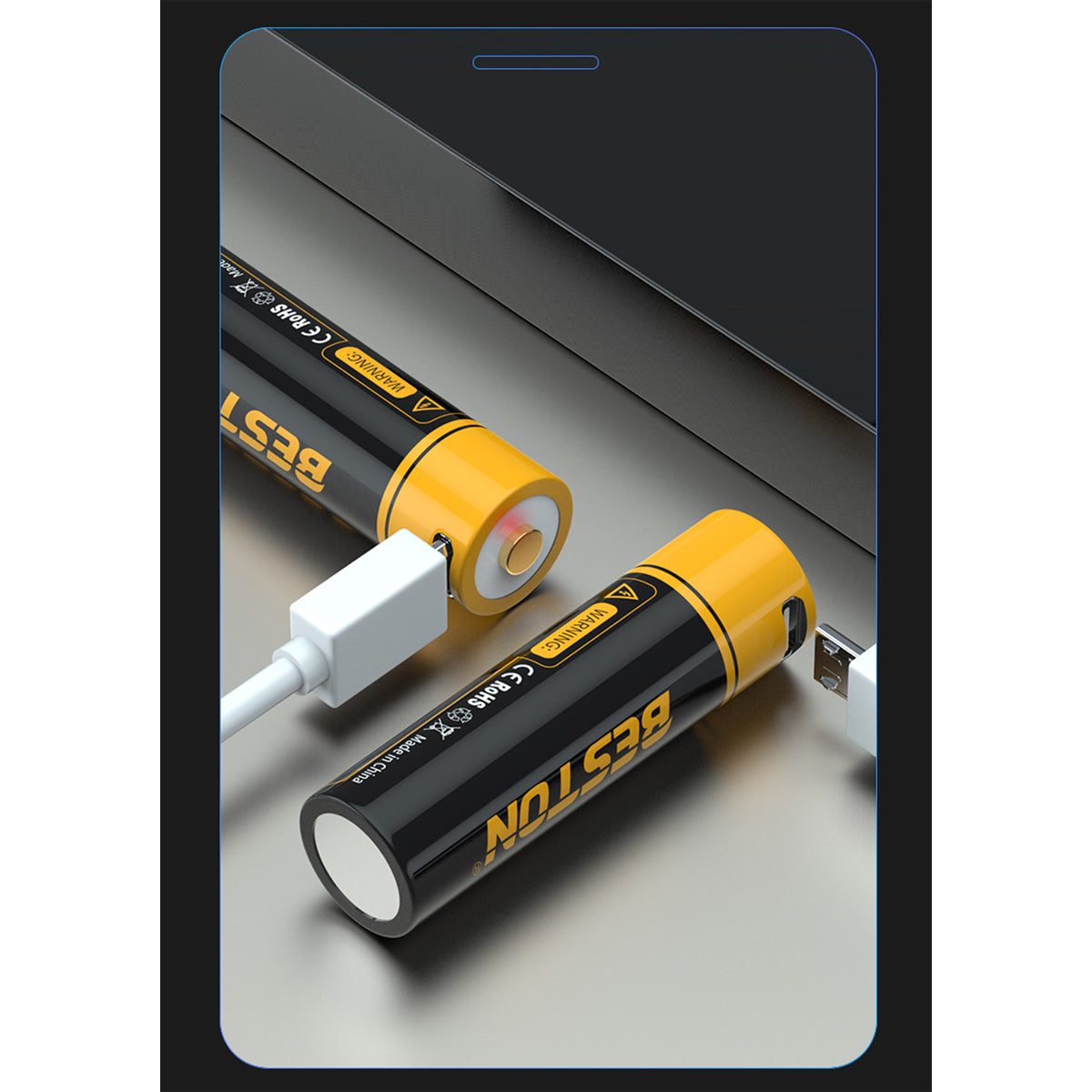 Beston AA 3500mWh 1.5V Li-ion USB Micro Battery