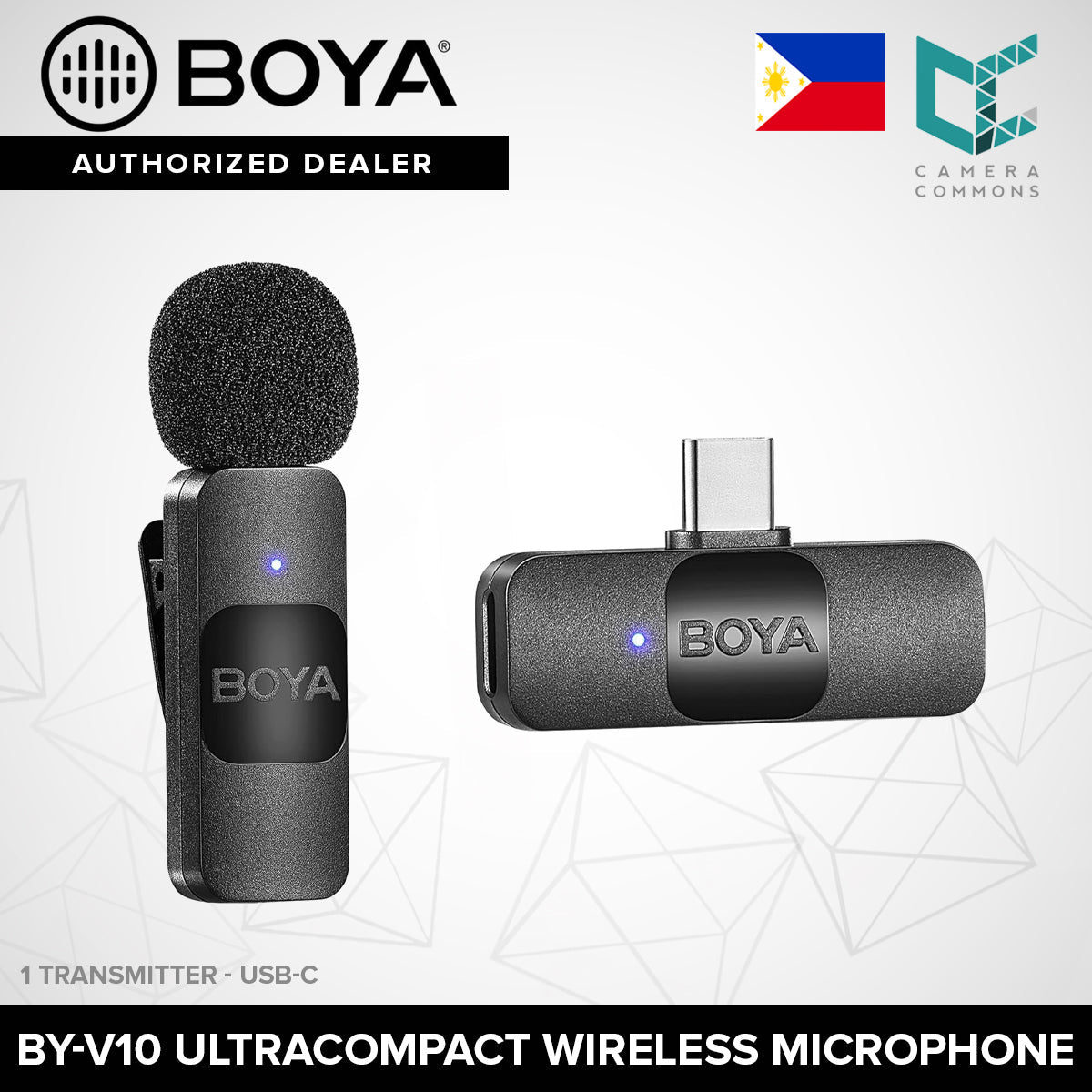 BOYA Ultracompact 2 Person Wireless Microphone System for Smartphone BY-V1 BY-V2 BY-V10 BY-V20