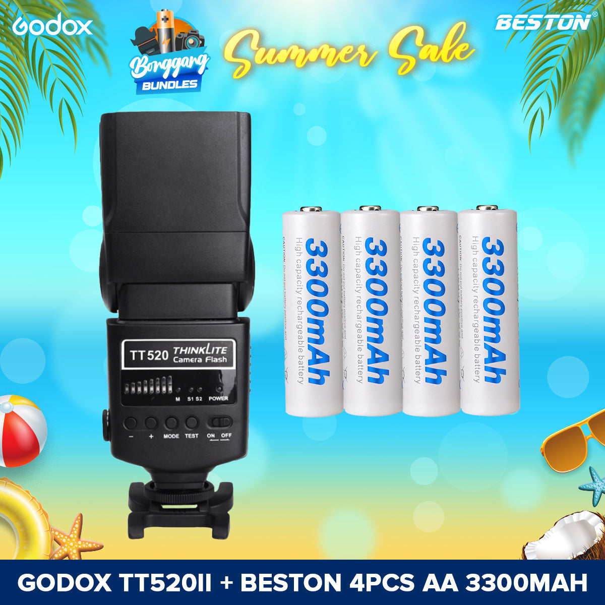 Godox Thinklite Camera Flash TT520II with Build-in 433MHz Wireless Signal for Canon Nikon Pentax Olympus DSLR Cameras Flash TT520