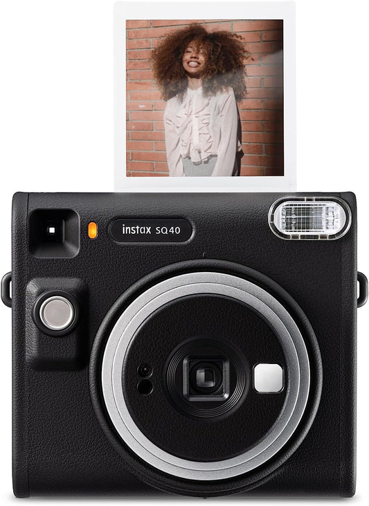 FUJIFILM Instant Camera Instax Square SQ40 Black