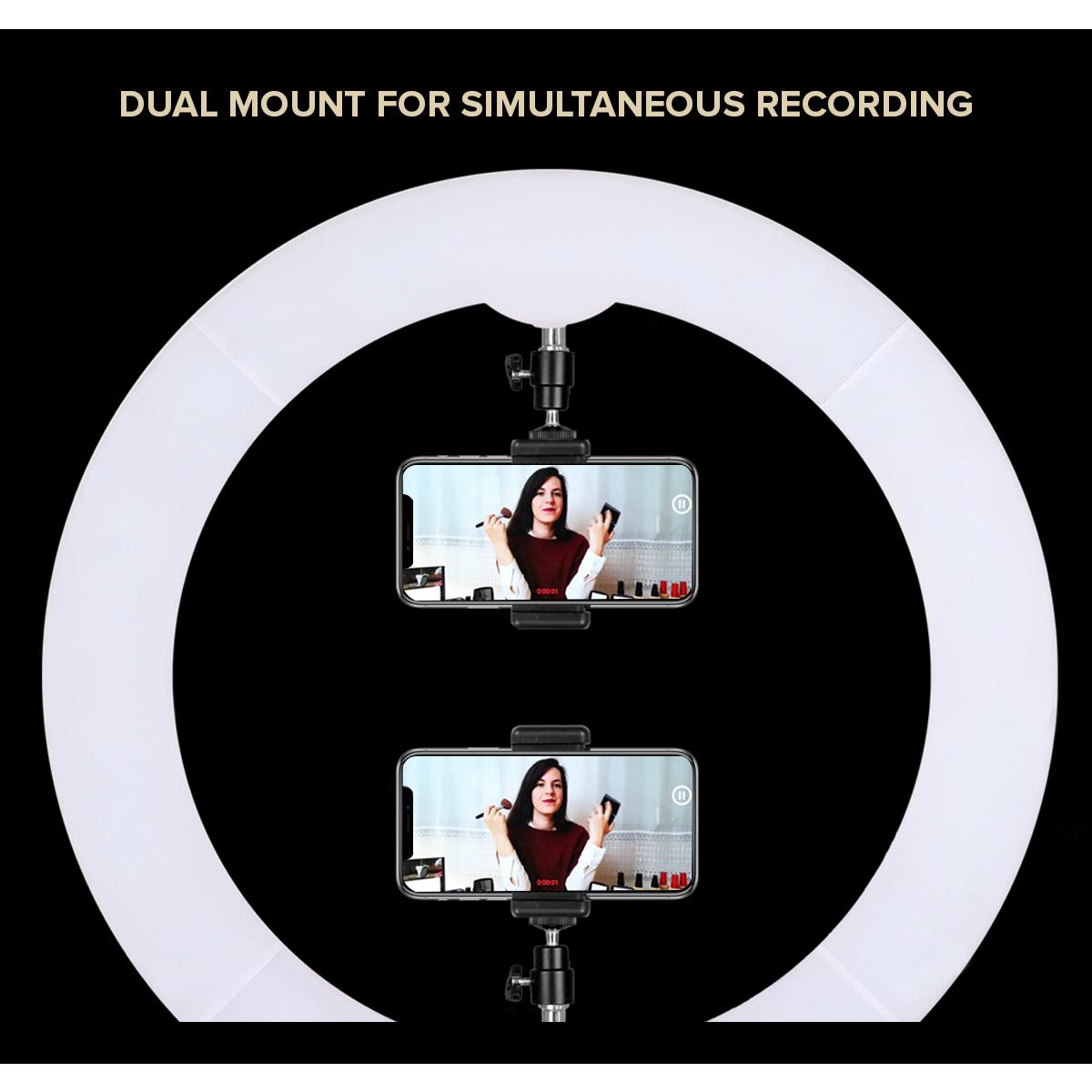 RL45 20 inches LED Ring Light Photographic Lighting for Photo Video Studio Vlog Beauty Photography Lamp