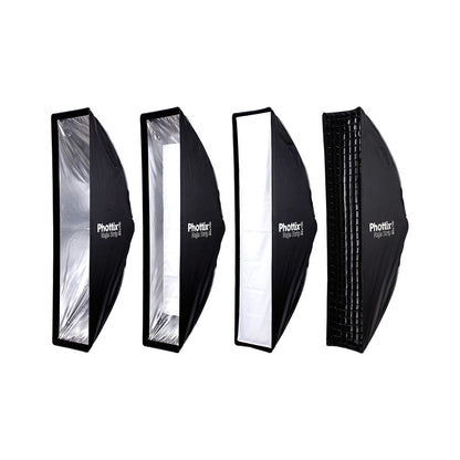 Phottix Raja Strip Softbox with Grid 30x140cm 12x55 inches PH82725