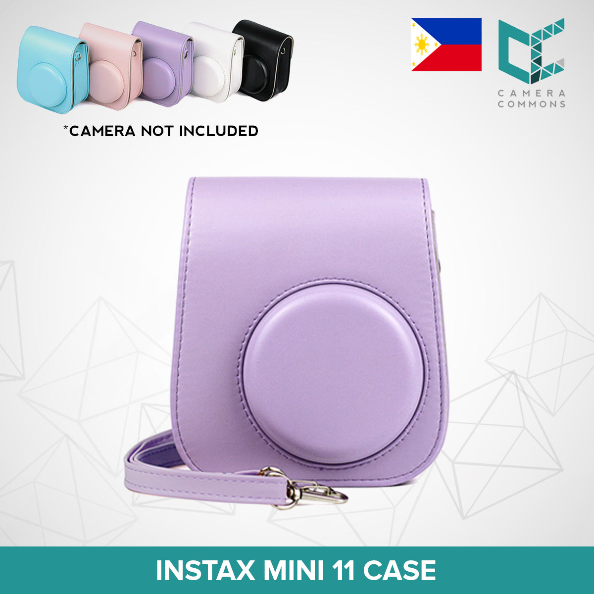 Leather Case Flannel Case Bag Cover Plain Colors for Fujifilm Instax Mini 11 Mini 12 Instant Film Camera PU Leather