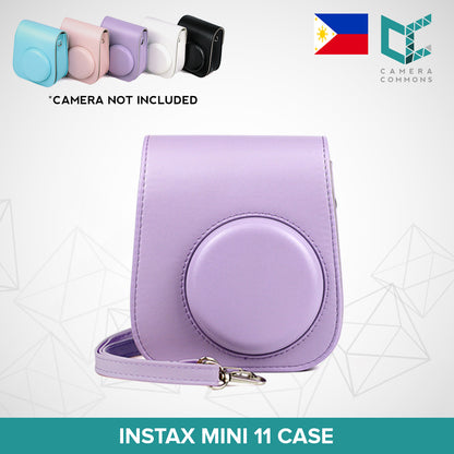 Leather Case Flannel Case Bag Cover Plain Colors for Fujifilm Instax Mini 11 Mini 12 Instant Film Camera PU Leather