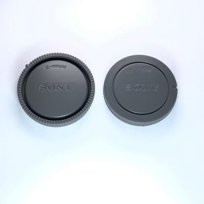 Sony Rear Lens Cover + Front Body Cap for Sony E Mount NEX Mirrorless Camera Replacement Cover
