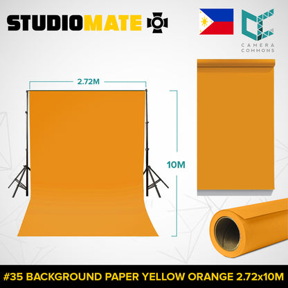 Studiomate Seamless Photography Videography Backdrop Background Paper 2.72x10m / 8.92x32 ft Studio Equipment