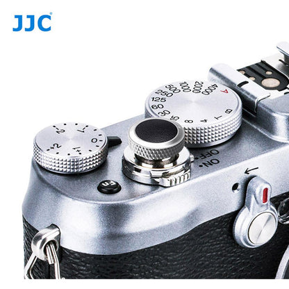 JJC SRB Deluxe Shutter Button GRAY/SILVER/BLACK / Soft Shutter Release (SRB-GR BLACK)