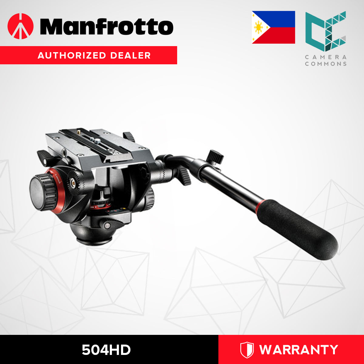 Manfrotto 504HD Fluid Video Head for Tripods