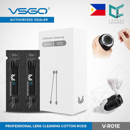 VSGO V-R01E Professional Lens Cleaning 32pcs Cotton Rods for Camera Lenses Sensor