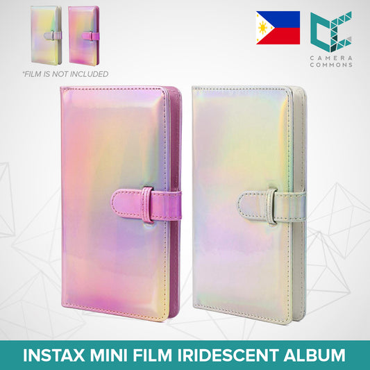 Photo Album 96 Pockets Slots Iridescent Shiny Plain Colors for Fujifilm Instax Mini Films