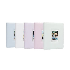 Photo Album 288 Sheets Pockets Slots Plain Colors Holographic Mermaid Diamond PU Leather Linen for Fujifilm Instax Instant Mini Films