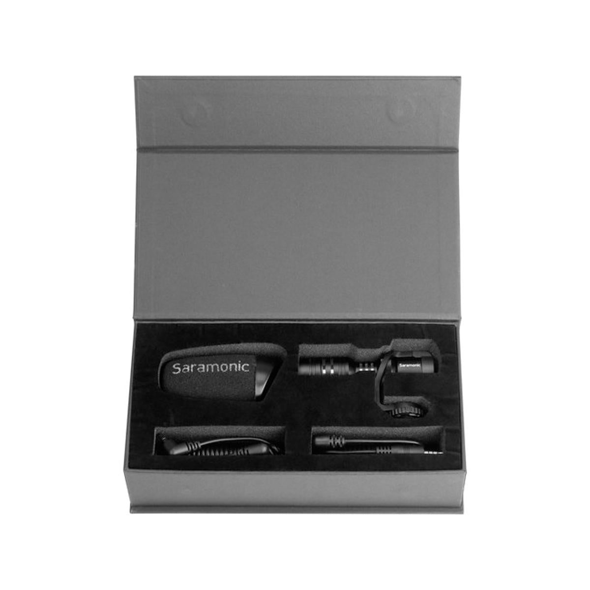 Saramonic VMIC MINI Compact Camera-Mount Shotgun Microphone for DSLR Cameras and Smartphones