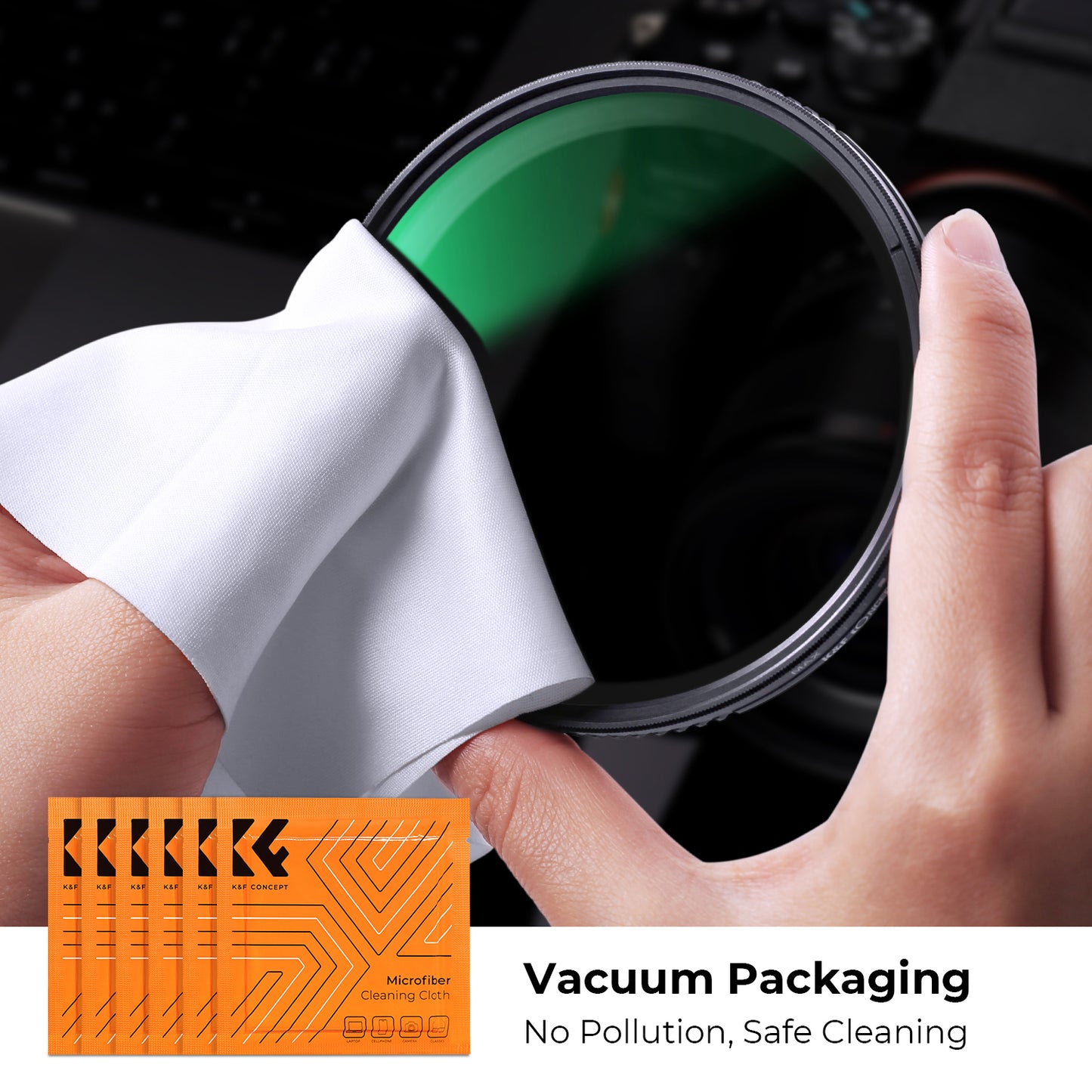 K&F Concept 1618 4-In-1 Cleaning Pen Cleaning Kit for DSLR Camera Lenses