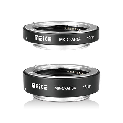 MEIKE MK-C-AF3A Metal Auto Focus AF Macro Extension Tube Set 10mm 16mm for Canon EOS or M Mount Camera