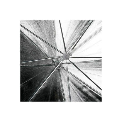 STUDIOMATE 80cm/33 inch Black Silver Umbrella Studio Photography Diffuser Umbrella for Camera Flash or Strobe
