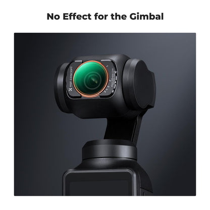 K&F Concept Black Mist 1/4 + ND2-32 Filter for DJI Osmo Pocket 3 Camera Lens Accessories
