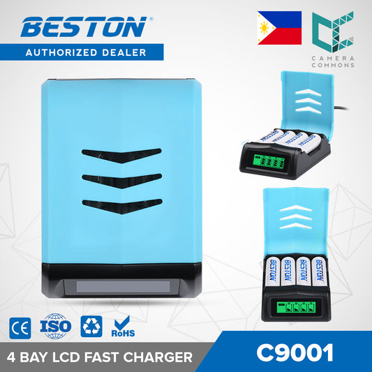 Beston High Quality LCD Display Fast Charger C9001 for AA/AAA Ni-MH Battery