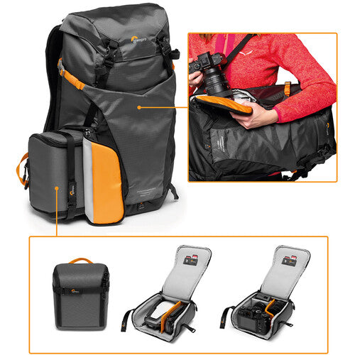 Lowepro PhotoSport BP 24L AW III Photo Backpack Bag Grey Black for Camera Acessories