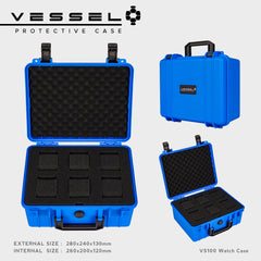 VESSEL Watch Case Organizer Storage Hard Cases with Foam for Watches