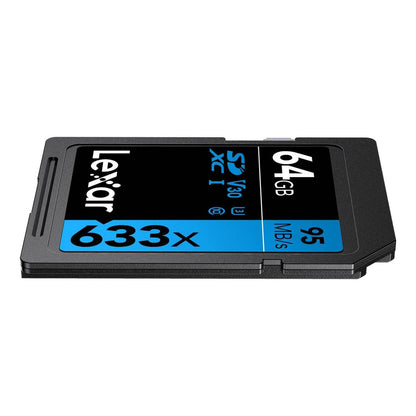 Lexar 64GB Professional 633x UHS-I SD Memory Card SDXC Blue Series