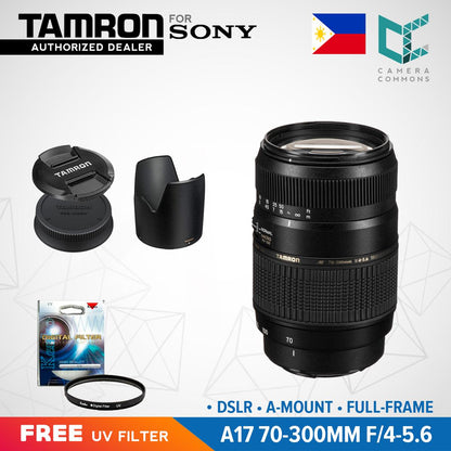 Tamron A17 Zoom Telephoto AF 70-300mm f/4-5.6 Di LD Macro Lens for Sony DSLR A Mount Full Frame