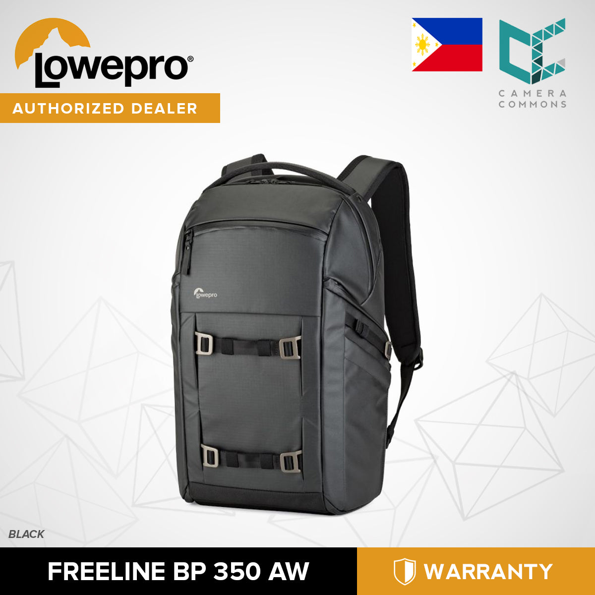 Lowepro FreeLine Backpack 350 AW Bag for DSLR Mirrorless Laptop Gear Audio Digital Equipment