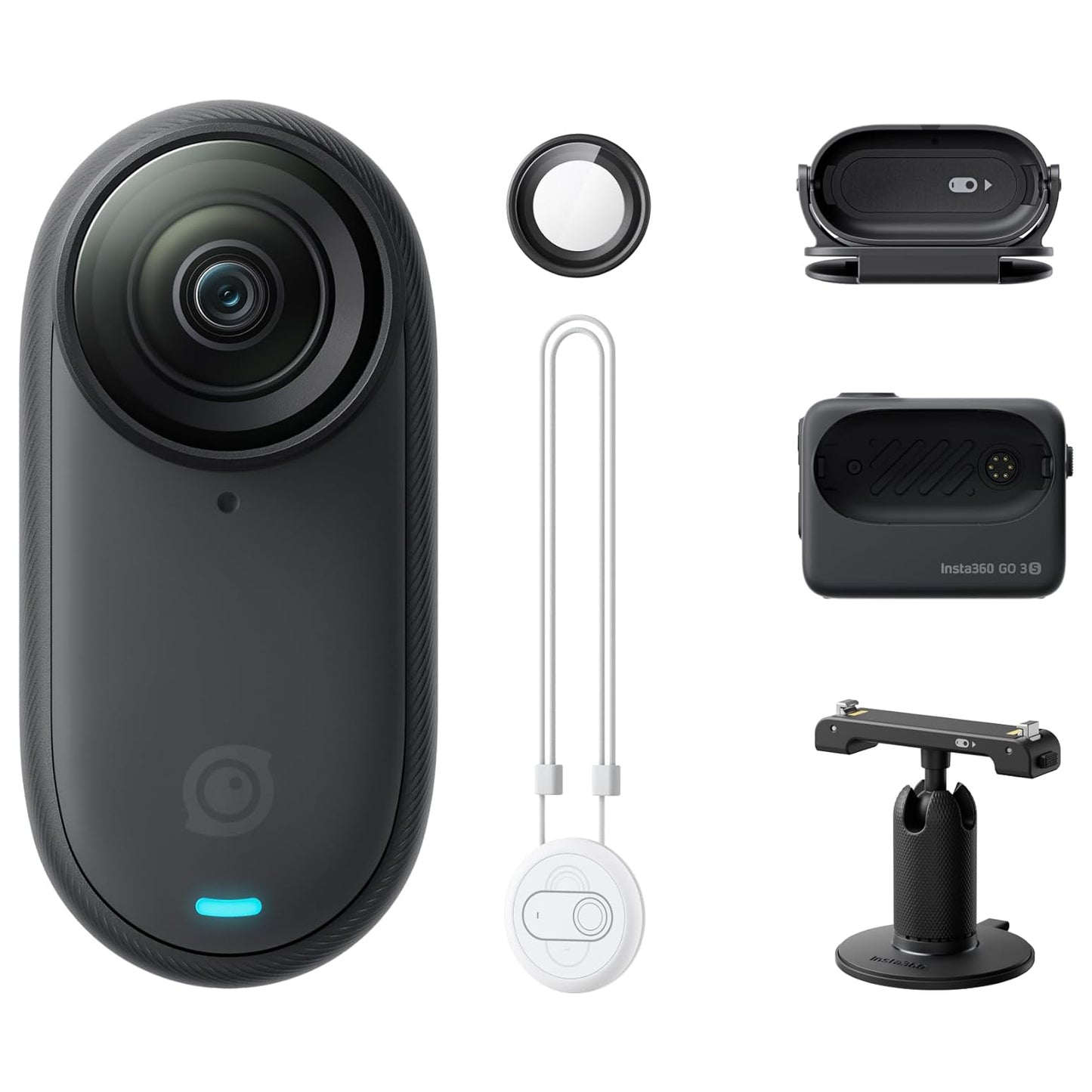 Insta360 GO 3S 4K Action Camera Waterproof Tiny Mighty Small Light Portable Vlogging Touchscreen for Creators