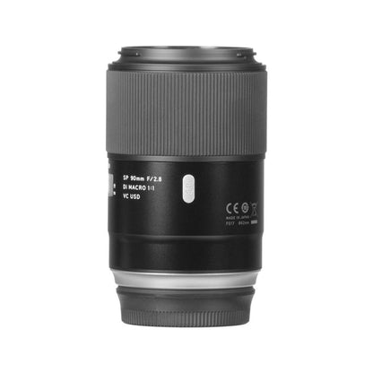 Tamron F017 SP 90mm f/2.8 Di Macro 1:1 VC USD Prime Lens for Canon EF EF-Mount