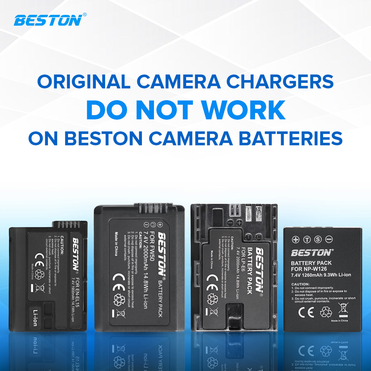 Beston SET LP-E10 LCD Charger + 2 PC Battery 1500mAh Canon LPE10