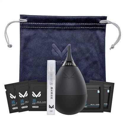 VSGO NEW 2020 Portable Lens Cleaning Kit VS-A1E Filter Air Blower Pouch Cloth Wipes for Camera Lens