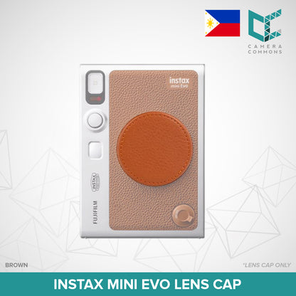 Lens Cap Protective Cover Silver for Fujifilm Instax Mini Evo Hybrid Camera Instant Accessories