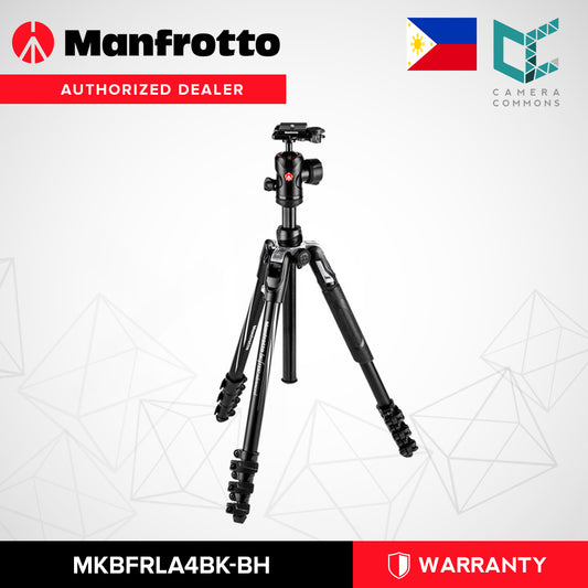 Manfrotto MKBFRLA4BK-BH BeFree Advanced Aluminum Travel Tripod Lever BallHead