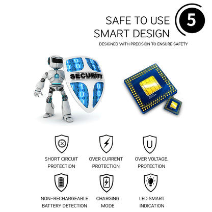 Beston C8003B 8-Bay Battery Charger for AA / AAA Rechargeable Battery BST-C8003