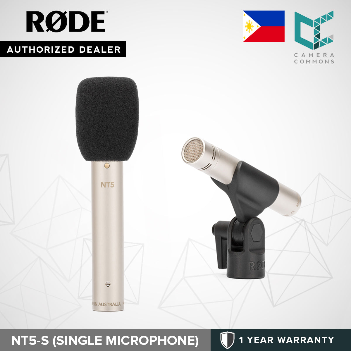 Rode NT5 Cardioid Studio Condenser Microphones NT5S NT5MP